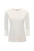 ALESSANDRO ASTE CO-54 WHITE COTTON PERLA T-SHIRT