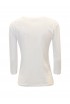 ALESSANDRO ASTE CO-54 WHITE COTTON PERLA T-SHIRT