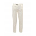 WHITE SAND 24SD16 17 04 CREAM COTTON PANTS