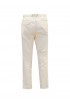 WHITE SAND 24SD16 17 04 CREAM COTTON PANTS