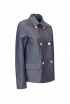 THE ONE KE007H7480440 790 NAVY COTTON COAT