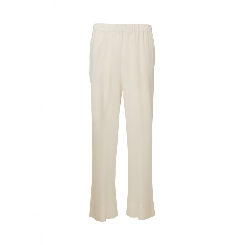 THE ONE KP266M T4438 40 131 CREAM SATIN PANTS