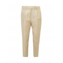PT BS92 0040 BEIGE COTTON PANTS