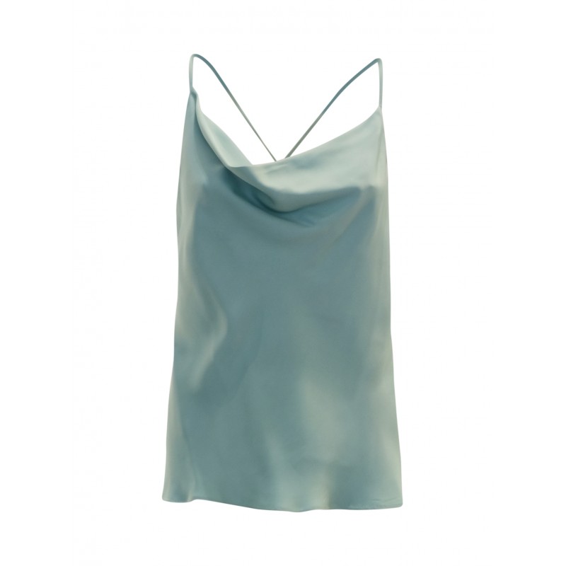 PT SP08 0395 WATER GREEN VISCOSE TOP