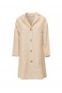THE ONE KC016VT4805 309 ANTIQUE PINK VISCOSE PAUL DUST COAT