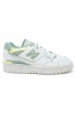 NEW BALANCE BBW550EB WHITE LEATHER SNEAKER
