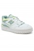 NEW BALANCE BBW550EB WHITE LEATHER SNEAKER