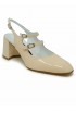 CAREL PARIS BANANA 003030 BEIGE PATENT LEATHER BALLET PUMPS