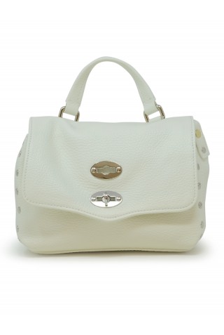 ZANELLATO 068010-0050000-Z1190 WHITE POSTINA DAILY BABY GIORNO LEATHER HANDBAG