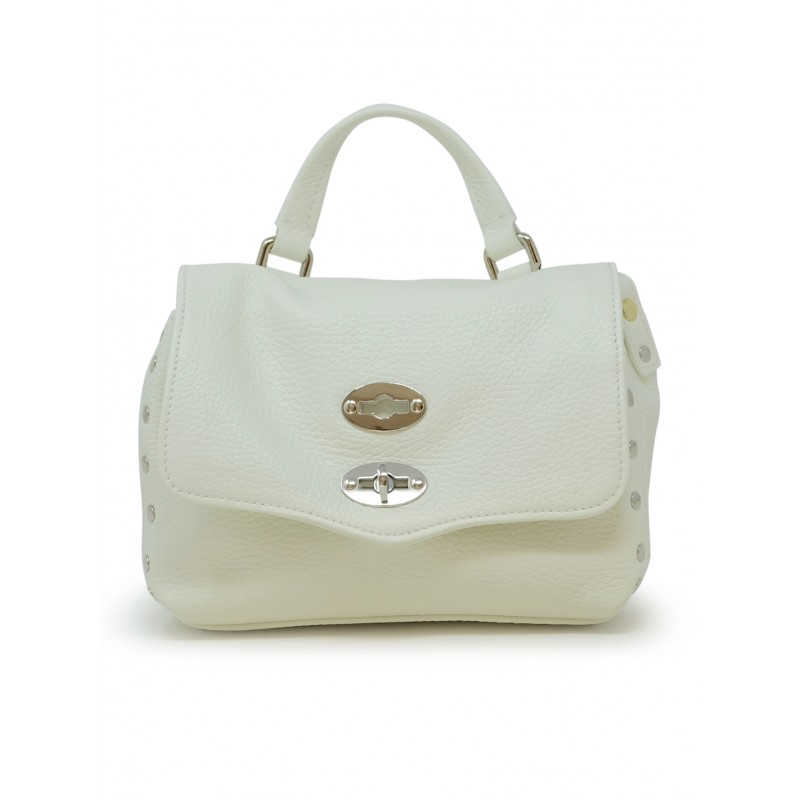 ZANELLATO 068010-0050000-Z1190 WHITE POSTINA DAILY BABY GIORNO LEATHER HANDBAG