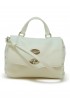 ZANELLATO 068010-0050000-Z1190 WHITE POSTINA DAILY BABY GIORNO LEATHER HANDBAG