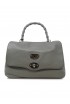 ZANELLATO 068010-0950000-Z0130 GREY MONTEBIANCO POSTINA DAILY S BAMBOO LEATHER HANDBAG