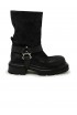 ELENA IACHI E4001 BLACK SUEDE ANKLE BOOTS