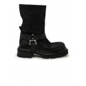 ELENA IACHI E4001 BLACK SUEDE ANKLE BOOTS