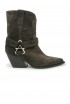 ELENA IACHI E4035 BROWN SUEDE ANKLE BOOTS