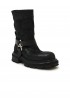 ELENA IACHI E4001 BLACK SUEDE ANKLE BOOTS