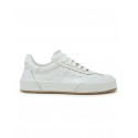 ROBERTO DEL CARLO 11833 WHITE PATENT LEATHER SNEAKERS
