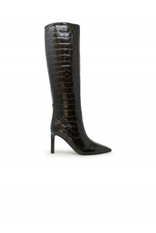 PAROSH D060116 086 MASHOE BROWN LEATHER BOOTS