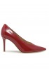 GIANVITO ROSSI G22277.85RIC.TOKROUG RED LEATHER PUMPS