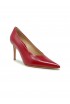 GIANVITO ROSSI G22277.85RIC.TOKROUG RED LEATHER PUMPS