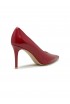 GIANVITO ROSSI G22277.85RIC.TOKROUG RED LEATHER PUMPS