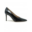 GIANVITO ROSSI G22277.85RIC.TOKNERO BLACK LEATHER PUMPS