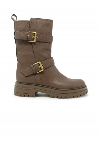 GIANVITO ROSSI G7300420GOM.FLABROW CAMEL LEATHER BOOTS