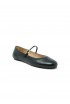 GIANVITO ROSSI G22223.05GOM.NAPNERO BLACK LEATHER BALLERINA