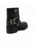ASH TEXAS01 BLACK LEATHER BOOTS