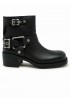 ASH TEXAS01 BLACK LEATHER BOOTS