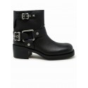 ASH TEXAS01 BLACK LEATHER BOOTS