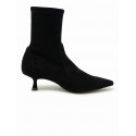 STUART WEITZMAN SJ403 BLACK SUEDE NAOMI 50 BOOTIE