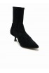 STUART WEITZMAN SJ403 BLACK SUEDE NAOMI 50 BOOTIE