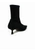 STUART WEITZMAN SJ403 BLACK SUEDE NAOMI 50 BOOTIE