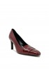 LELLA BALDI LT2473SB LAREDO BORDEAUX LEATHER PUMPS