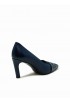 LELLA BALDI LT2473SB LAREDO NAVY LEATHER PUMPS