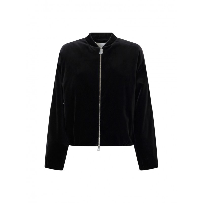ANTONELLI M3188 GEORGE BLACK VELVET BOMBER JACKET