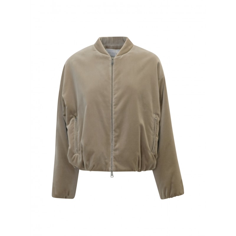 ANTONELLI M3188 GEORGE MUD VELVET BOMBER JACKET