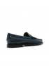 SEBAGO 76112KW DAN PIGMENT BRILLIANT BLUE LEATHER LOAFERS