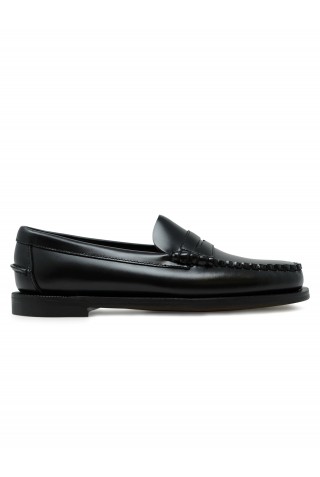 SEBAGO 7001530 DAN BLACK LEATHER LOAFERS