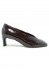 ROBERTO DEL CARLO 11818 BABY BROWN PATENT LEATHER PUMPS