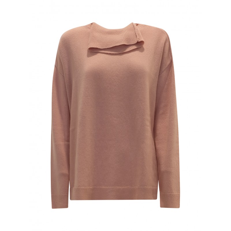 PAROSH D512927 027 LOOS PINK SWEATER