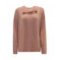 PAROSH D512927 027 LOOS PINK SWEATER