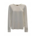 ANTONELLI M1297 AMBURGO WHITE SILK T-SHIRT