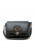ZANELLATO 068740-1130000-Z0001 BLACK POSTINA ELLA PIUMA CHAIN LEATHER BAG