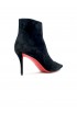 CHRISTIAN LOUBOUTIN 3240745 BK01 BLACK SUEDE LEATHER APOSTROPHA 80 BOOTIE