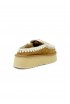 MOU FW681004A COGNAC ESKIMO LEATHER WOOL RUBBER PLATFORM CLOG