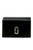 MARC JACOBS S114L01RE22 001 BLACK LEATHER THE MEDIUM TRIFOLD WALLET