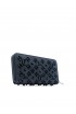 CHRISTIAN LOUBOUTIN 3175224 B253 BLACK CALF LEATHER W PANETTONE LOUBINTHESKY WALLET