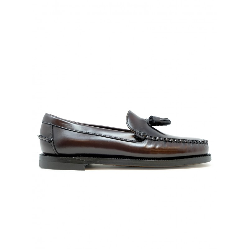 SEBAGO 7001560 WILL BROWN BURGUNDY LEATHER LOAFERS